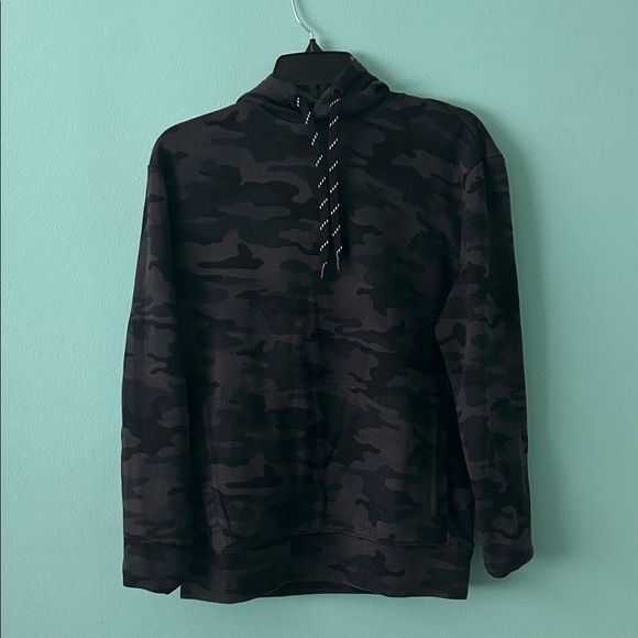 GAP Men's Camouflage Sweater - Black and Gray - Picture 1 of 3